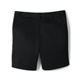 thumbnail image 2 of Lands' End School Uniform Girls Plain Front Blend Chino Shorts, 2 of 3