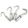 thumbnail image 5 of Screw Anchors M6 M8 Expansion Screws Hooks 316 Stainless Steel Eye Bolt Open Anchor Hook for Basket Ceiling Fan Hanging Anchors (Length : 1pcs, Size : M8) (2pcs M6), 5 of 5