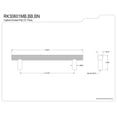 thumbnail image 2 of Confluence 10-Pack Knurled Cabinet Pull RK30601BN, 128 mm Brushed Nickel, 2 of 4