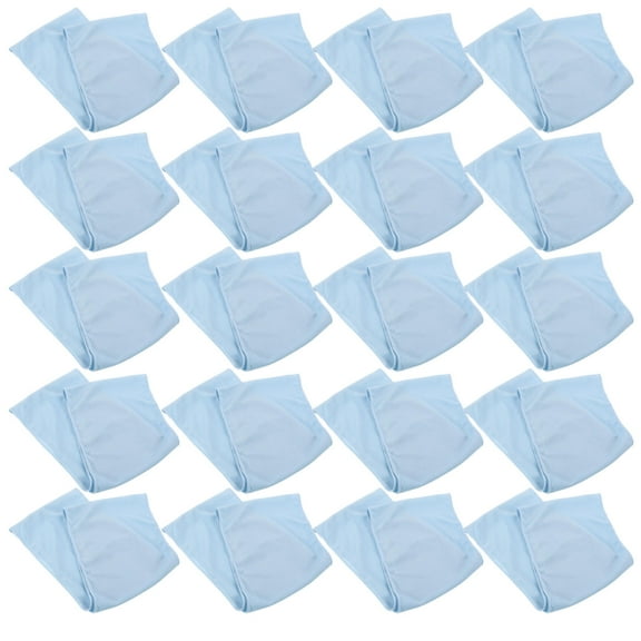 HONMEET 20Pcs Sky Chair Bow Sashes Elastic Bands for Wedding Party Decoration and Event Accessories