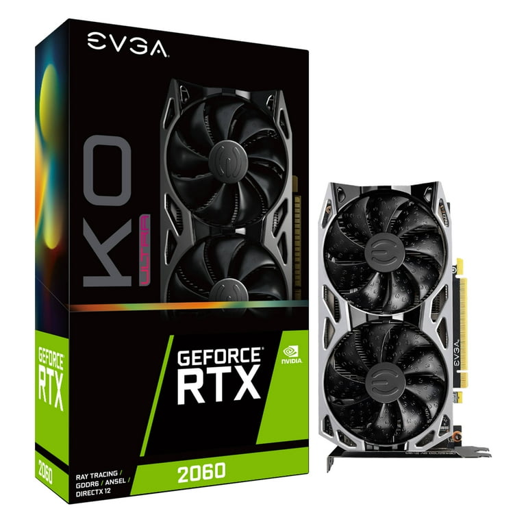 EVGA 6GB GeForce RTX 2060 KO Ultra Gaming Dual Fans Graphics Card