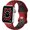 Red/Black, variant on ZYX Breathable Sport Band for Apple Watch, Two-Tone Silicone Replacement Strap with Air Holes, Anthracite Black, 38/40/41/42mm-Series 11 10