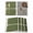 Green, variant on Yellow Placemats Set of 12 Modern Painting Farmhouse Striped Abstract Art Place Mats Indoor Wipeable Table Mats Washable Cloth Dining Table Placemats for Kitchen Holiday Party Home Decor 13x19 Inch