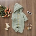 thumbnail image 5 of Sngxgn Baby Girl Cotton Bodysuit Long Sleeve Jumpsuit Outfits Clothes(Green,62), 5 of 9