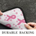 thumbnail image 6 of Pink Breast Cancer and Pioneer Flower Door Rugs,Washable Non Slip Door Mats Indoor,Decorative Door Mats,Entry Mat Indoor for Entrance,Bedroom,Kitchen,Bathroom,30"x17", 6 of 6