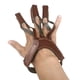 thumbnail image 2 of Guantes De Tiro Con De de material cuero, De Mano, Guantes es De Tiro Con , Con Muñequeras Ajustables, kusrkot Guante de tiro con arco de 3 dedos, 2 of 8