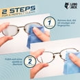 thumbnail image 2 of Paquete de 12 paños de limpieza de microfibra para anteojos y pantallas, 2 of 5