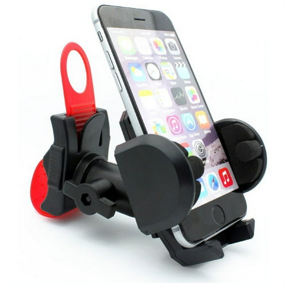 Bicycle Mount Bike Handlebar Holder Swivel Cradle Q9D for Casio G-zOne Commando 4G LTE - CAT S40 S61 S41 S48c - Coolpad Rogue, Defiant, Canvas, Snap, Illumina, Legacy, REVVL Plus