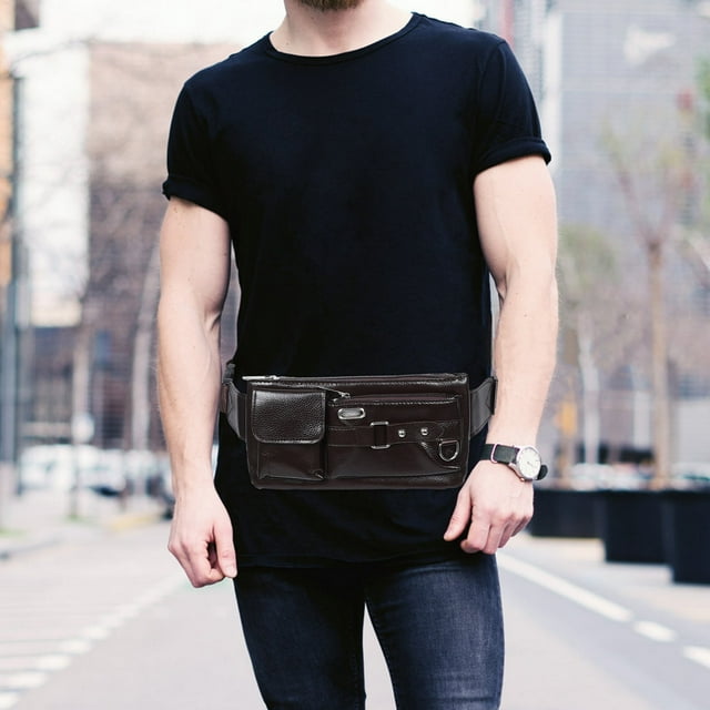 MERRYHAPY Bolsa Deportiva Para En Tono Marrón Con Múltiples Compartimentos Y Estilo Retro