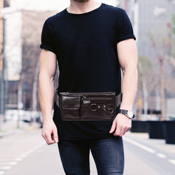 MERRYHAPY Bolsa Deportiva Para En Tono Marrón Con Múltiples Compartimentos Y Estilo Retro