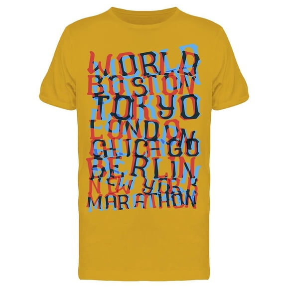 World Boston Tokyo T-Shirt Men -Image by Shutterstock, Male Small
