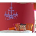 thumbnail image 4 of Baroque Chandelier Wall Art Decal, 4 of 4
