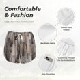 thumbnail image 6 of Lsque Wooden Texture Printed Women's Running Shorts with Liner Pockets,Elastic Quick Dry Workout Athletic Gym Yoga Shorts,Womens High Waist Shorts-X-Large, 6 of 9