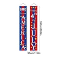 thumbnail image 3 of CaiYueKe 4th of July Decorations Patriotic Decorations Red White and Blue Banner Outdoor Hanging American Flag Porch Decor for Fourth of July Veterans Labor Memorial Presidents Flag Election Day, 3 of 7