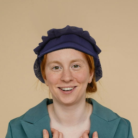 MLINS Food Service Hair Nets Adjustable Mesh Cap Chef Hat for Adults Breathable Comfortable Cotton Cooking Hat Food Service Caps