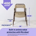 thumbnail image 6 of Medline Elements Bedside Commode with Microban®, 6 of 6