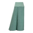 thumbnail image 3 of bali & pari Palm Bohemian Seafoam Green Scallop Rattan Console Table, 3 of 6