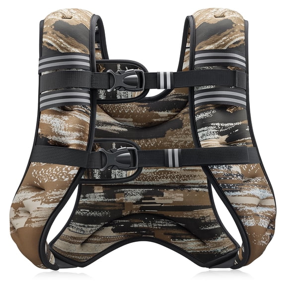 Chaleco lastrado ZELUS de 30 lb con bolsillo de almacenamiento y detalles reflectantes