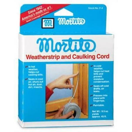

2PK 90 19 OZ Roll Gray Mortite Caulking Cord Weather-Strip