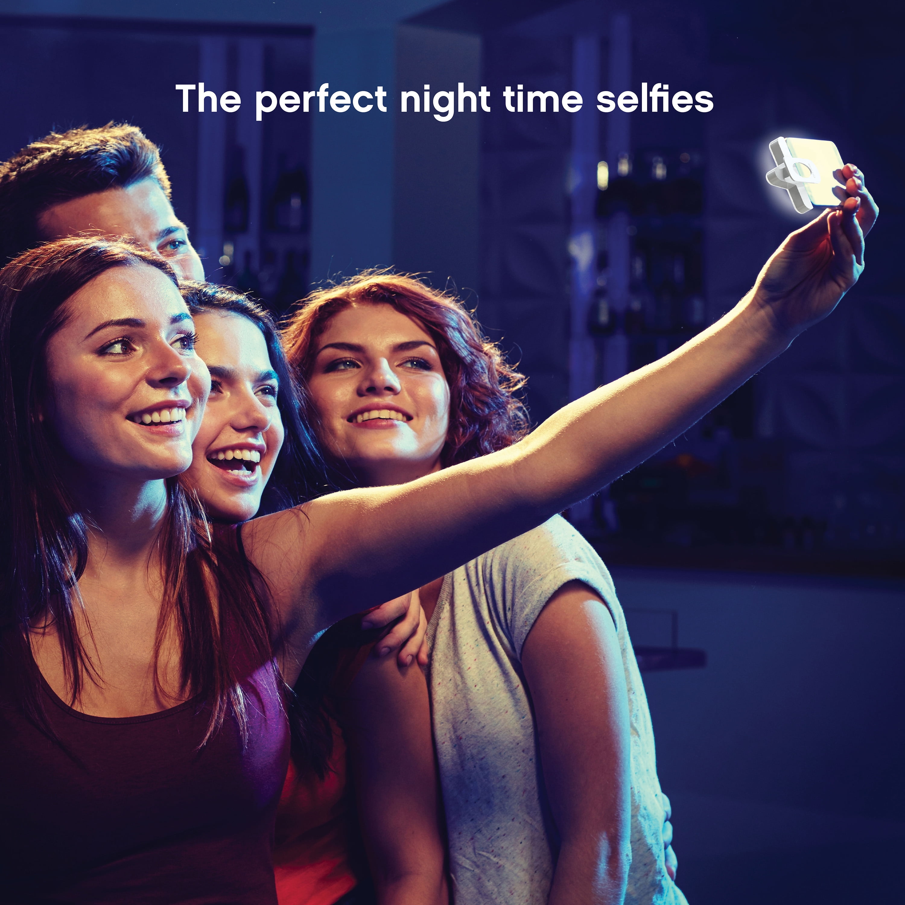 On Air Mini Mobile Star Light, Compact Ring Light with Full RGB LED Lights