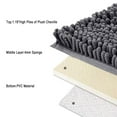 thumbnail image 2 of Furrygo Gray Chenille Bathroom Rugs, Thick Soft Absorbent Bath Rugs, Machine Washable Bath Mats for Bathroom Floor, Tub and Shower, 2 of 8