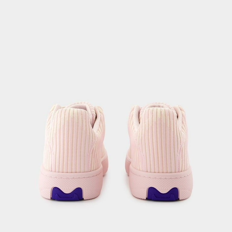 スニーカー Burberry LF Box Knit Sneakers - Burberry - Synthetic - Pink Burberry Lf Box Knit Sneakers - Synthetic - Pink Neutrals