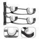 thumbnail image 2 of 4 soportes para barra de cortina doble, resistentes, ganchos metálicos para barra de cortina., 2 of 5