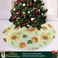 thumbnail image 6 of Coolnut Thanksgiving Christmas Tree Skirt Thanksgiving Tree Skirt for Holiday Party Home Christmas Day Ornaments36", 6 of 6