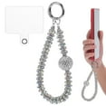 thumbnail image 3 of Abalorio para teléfono con diamantes de imitación, correa para la muñeca, cadena para teléfono móvil, pulsera con correa para mujeres y niñas, 3 of 5