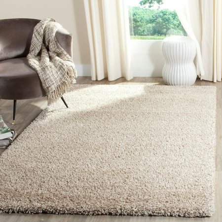 Safavieh California Solid Plush Shag Area Rug or (Best Carpet For Living Room Area)