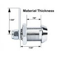 thumbnail image 4 of Kingsley Tubular Cam Lock with 1-1/8" Cylinder--Keyed Alike, RV Lock Replacement, Camper Lock, Cabinet Lock, Vending Machine Lock, Tool Box Lock, File Cabinet, Arcade Lock, 4 of 4