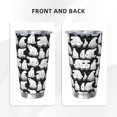 thumbnail image 3 of Logiee Cute Cartoon Polar Bear Print 20OZ Car Cup with Lid, Stainless Steel Vacuum Insulated Double Wall Travel Tumbler, Durable Insulated Coffee Mug,Thermal Cup with Straw-Without Straw, 3 of 8