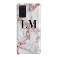 thumbnail image 1 of Personalised White x Rose Gold Marble Initials Samsung Galaxy Note 20 Case,iPhone 15 Pro Max, 1 of 4