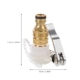 thumbnail image 2 of KAKOWELY High Performance Sink Adapter For Garden Hose Multi ABS 1Set, 2 of 8