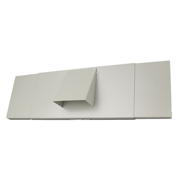 TOPOWN Window Dryer Vent, Galvanized Steel + Painted, for 4" Dryer Vent Hose, Fit 26" 36