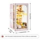 thumbnail image 2 of DIY Book Nook Kit Miniature Doll House with LED Light 3D Puzzle Model, 2 of 5