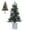 snowflake light box, variant on Christmas Tree 3FT Pre-Lit Artificial Xmas Tree with 78 LED Lights, Potted Base,Snow Flocked, Battery Operated, Easy Fold Storage, Small Christmas Trees for Indoor Outdoor DecorBattery Powered Light