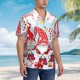 thumbnail image 3 of Balery Christmas Camisas hawaianas de manga corta para hombre, camisas playeras de corte holgado, camisas de vacaciones con botones,Small, 3 of 7