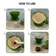 thumbnail image 2 of Taza de filtro de café de cono de gotero de café de silicona para acampar con Verde Sunnimix Gotero de café de silicona, 2 of 8