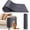 Dark Grey, variant on Self Adhesive Cat Scratch Protector, Cuttable Furniture Pad for Couch, Sofa, Corner, Bed Frame & Door, Anti-Scratch Wall Patch