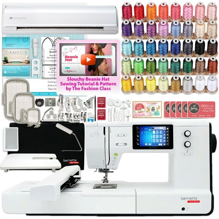 Bernette B79 Sewing & Embroidery Machine with Silhouette Cameo 5 Alpha