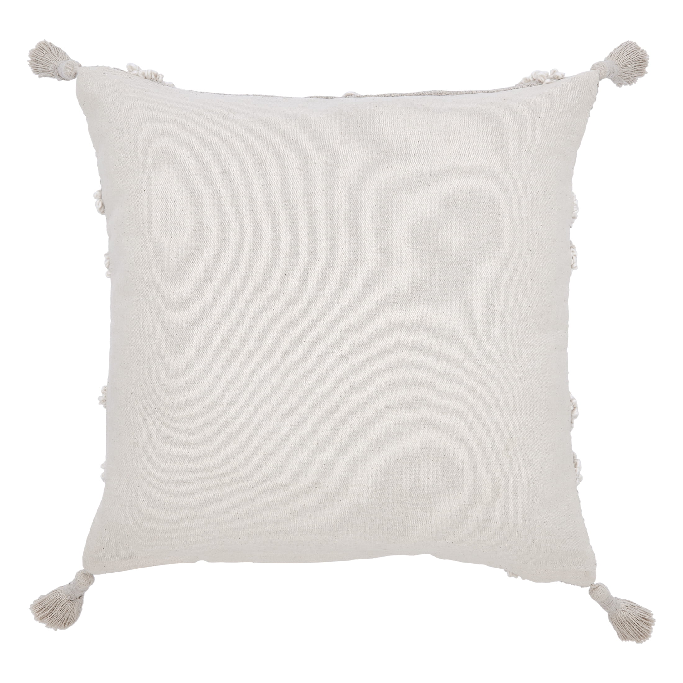 Better Homes & Gardens 20" x 20" Kansas Geo Neutral Cotton Decorative Pillow