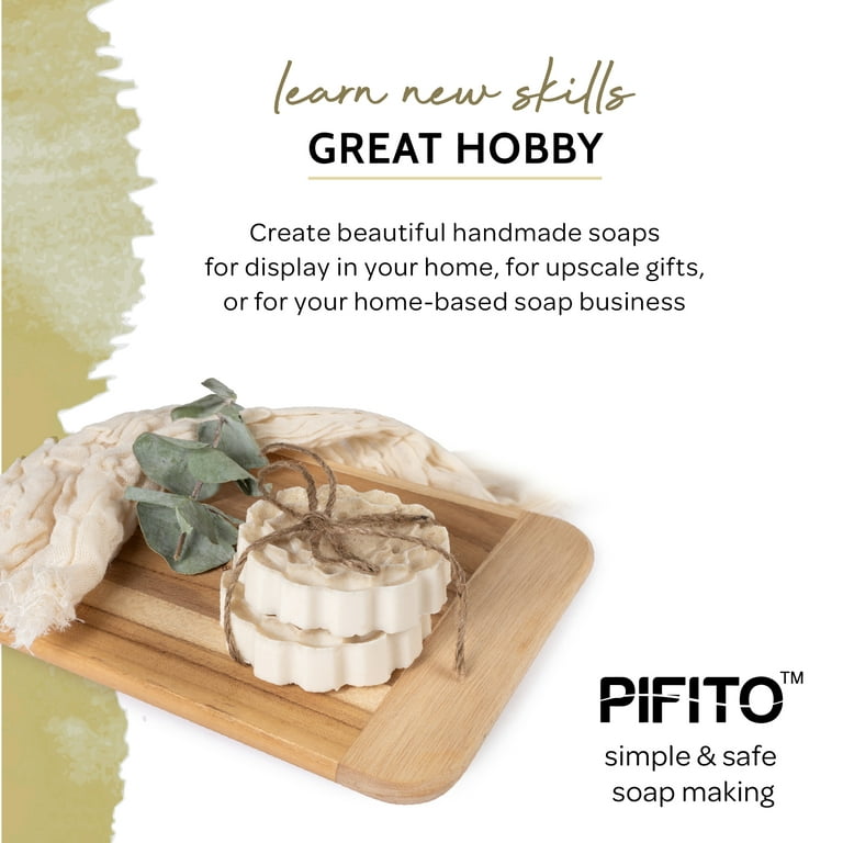 Pifito Oatmeal Melt and Pour Soap Base (5 lb) │ Bulk Premium 100% Natural  Glycerin Soap Base │ Luxurious Soap Making Supplies