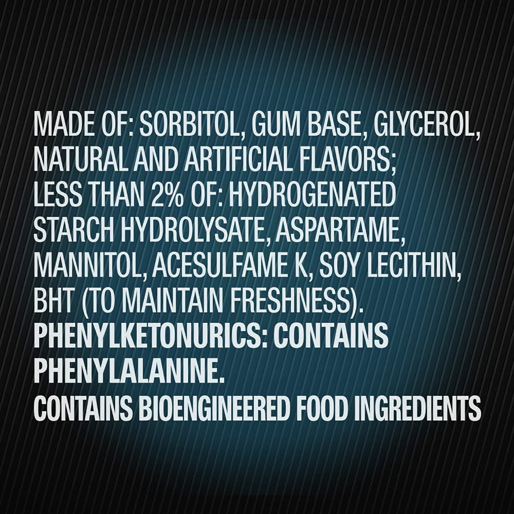 5 Gum Winter-Mint Ascent Sugar-Free Gum, 15 Count (Pack of 10)