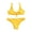 ZZYellow4, variant on Womens Bikinis Summer Sequins Plaid Gradient Print Push Up Spaghetti Strap Bra And Thong Two Pieces Tankinis Sets Swimsuits Bathing Suits