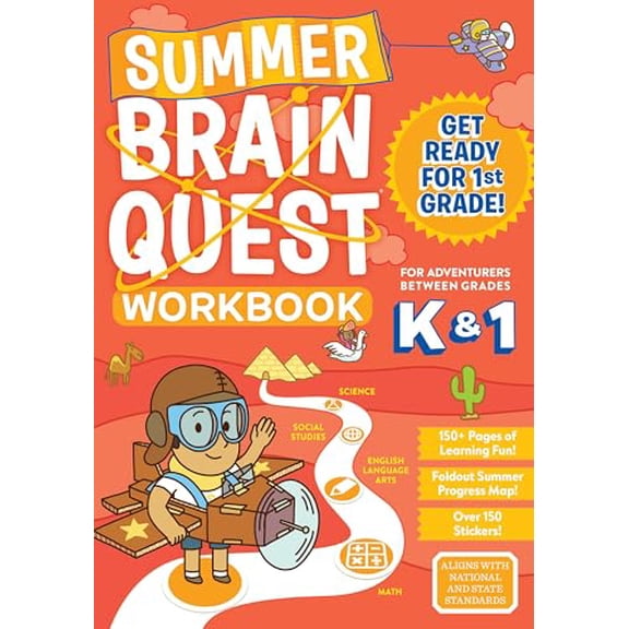 Pre-Owned Summer Brain Quest: Between Grades K & 1 (Paperback) 0761189165 9780761189169