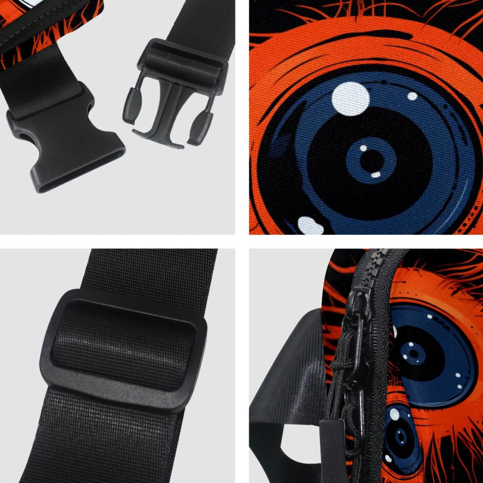 Halloween eyeballs Lightweight Adjustable Belt Bag with Extension Strap - Unisex Running Waist Bag