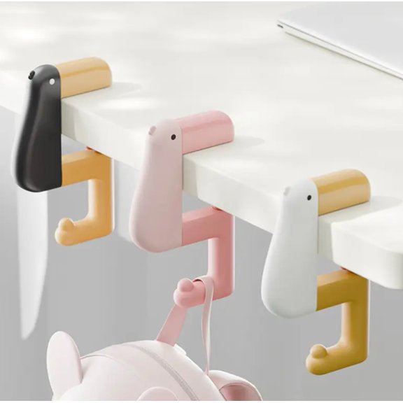 3-Pack Foldable Purse Hook for Table – Cute Bird Design Non-Slip Bag Hanger for Desk & Travel – Compact, Durable Handbag Holder for Restaurants, Offices & Home TIKA