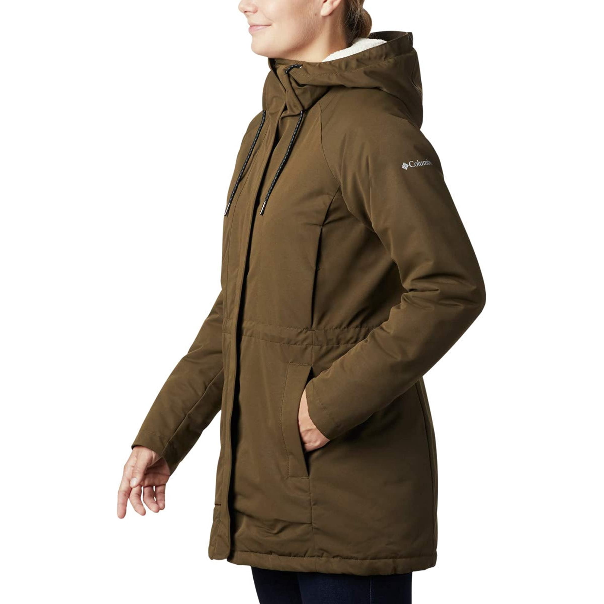 Columbia Women's Boundary Bay Jacket XS, Olive Green