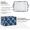 thumbnail image 3 of SKYSONIC Panda Laundry Basket Collapsible Laundry Hamper Clothes Toys Storage Bin with Handles, 1PC, 3 of 7